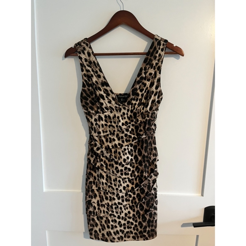 Animal print dress